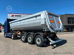 REISCH 3-Achs Stahl Kipper Hardox 450 29m³ Alcoa Felgen