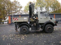 MERCEDES-BENZ Unimog U2100 mit Kran Palfinger PK14500D