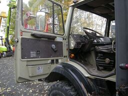 MERCEDES-BENZ Unimog U2100 mit Kran Palfinger PK14500D