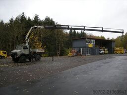 MERCEDES-BENZ Unimog U2100 mit Kran Palfinger PK14500D