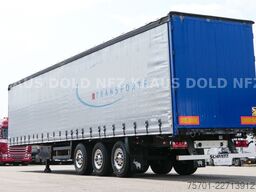SCHMITZ CARGOBULL S01 Pritsche Plane 92m³ Liftachse safety-roof