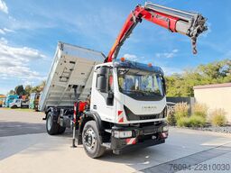 IVECO Eurocargo 180-320 KRAN 14m FUNK KIPPER AHK