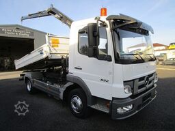 MERCEDES-BENZ Atego 822K*Kipper+Ladekran+2xAHK+Modell.2014*