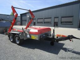 Unsinn Absetzcontainer Anhänger+Teleskop+Deckelmulde