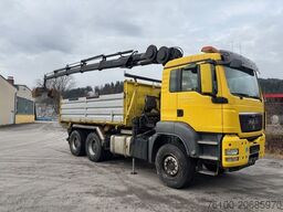 MAN 33.480 Kipper+HIAB 166-4