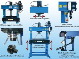 Tigermetal Werkstattpresse 150 Tonnen WH150