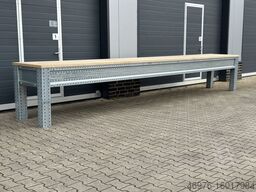 Packtisch Werktisch Arbeitstisch Abm: 3.200 x 850 x 940 mm (BxTxH)