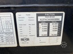 Pacton T3-010 / 3x Extendable / SAF + Drum / 1x lift