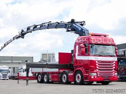 SCANIA R 490 Pritsche Kran Effer Funk Lift-/Lenkachse