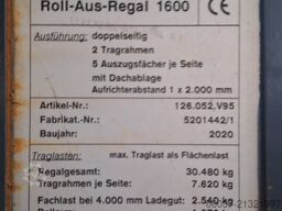 BARTELS doppelseitiges Roll-Aus-Regal 1600
