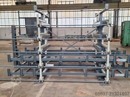 BARTELS doppelseitiges Roll-Aus-Regal 1600