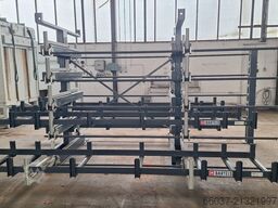 BARTELS doppelseitiges Roll-Aus-Regal 1600