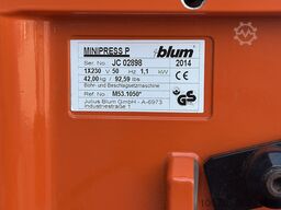 Blum MiniPress P + EASYSTICK