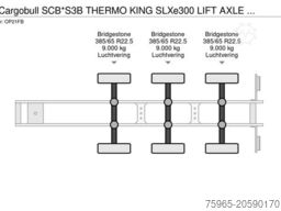 SCHMITZ CARGOBULL SCB*S3B THERMO KING SLXe300 LIFT AXLE FLOWERWIDE