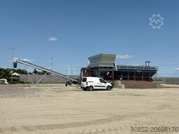 Polygonmach mobile 60m3 concrete plant self-erected