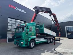 Iveco Stralis 500 6x2 3 Way tipper Fassi 365+Flyjib ,...