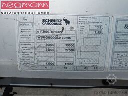 SCHMITZ CARGOBULL SCS 24/L-13.62 EB, Palettenk., LASI, Liftachse