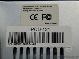 T-POLE T-POD-121 Industrial Monitor 12.1