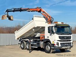 VOLVO FMX 410 Kipper 5,10m *ATLAS 165.2E/FUNK *6x4