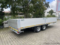 Möslein THT 11- G 6,2  Tandem Pritsche- Tieflader mit Rungentaschen