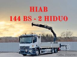 MERCEDES-BENZ ANTOS 2543* HIAB 144 BS - 2 HIDUO /FUNK