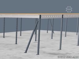 10x20m Lagerbühne , Belastung : 500kg/qm Unterkante: 3m ,ca. 200qm , Systembühne