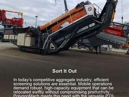 Polygonmach PTS155   1500x5000mm  3 decks  track screen