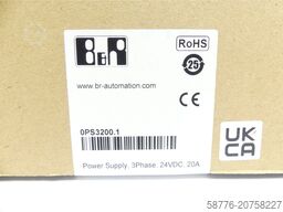 B&R BR 0PS3200.1 / PS3200 Power Supply SN: AF651013325 -!-