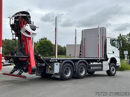 MAN TGS 33.520 6x6 BL Kurzholz Plattform Epsilon Kran