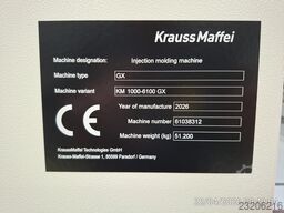 KraussMaffei Technologies GmbH KM 1000 / 6100 GX G02