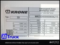 KRONE SD, Getränke, VDI 2700, LBW, Lenkachse, Liftachse