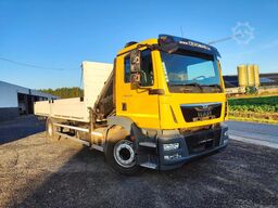 MAN TGM 18.250 Open box + HIAB 166-3