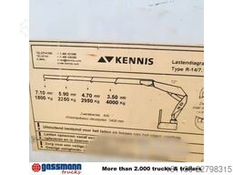  Baustoff-Auflieger, Rollkran Kennis 14R,