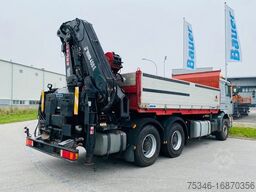 MAN 33.464 Kipper 6x4 / Kran Hiab 400 E7/ Funk/Winde
