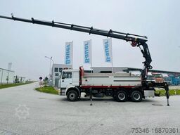 MAN 33.464 Kipper 6x4 / Kran Hiab 400 E7/ Funk/Winde