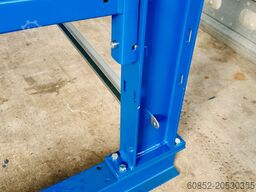 ca. 3,15 lfm. Kragarmregal mit Fachböden H: 250cm 140 kg/Arm META Multistrong