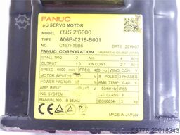 Fanuc A06B-0218-B001 Servo Motor SN C197F19B6 + Pulsecoder A860-2005-T301