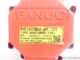 Fanuc A06B-0218-B001 Servo Motor SN C197F19B6 + Pulsecoder A860-2005-T301
