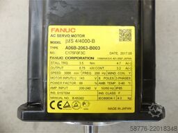 Fanuc A06B-2063-B003 AC Servo Motor SN: C175F0F3C mit A860-2070-T321 Pulsecoder
