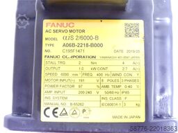 Fanuc A06B-2218-B000 Servo Motor SN C195F1471 + Pulsecoder A860-2050-T321