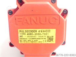 Fanuc A06B-2218-B000 Servo Motor SN C195F1471 + Pulsecoder A860-2050-T321