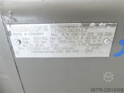 Siemens 1FT5072-0AC01-2-Z Permanent-Magnet-Motor SN: E9L10908104023