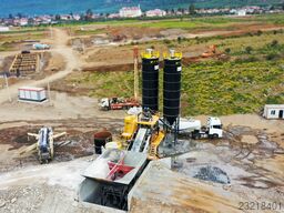 FABO Mobile Concrete Batching Plant 100 m3/h Mobile Concrete Batching Plant