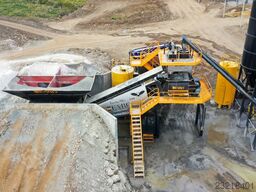 FABO Mobile Concrete Batching Plant 100 m3/h Mobile Concrete Batching Plant