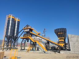 FABO Concrete Batching Plant 120 M3/H Compact Concrete Batching Plant