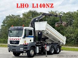 MAN TGS 26.440*KIPPER 5,20 m + LHO L140NZ * 6x4 *TOP