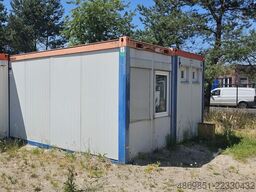  20FT BÜROCONTAINER mit WC und KÜCHE