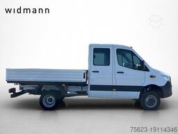 Mercedes-Benz Sprinter 519 CDI 4x4 DOKA Pritsche Klima Standh. AHK 3,5t Schwingsitz