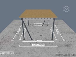 21,25 m² Lagerbühne , OK 300 cm 500 kg/m², sofort ab Lager