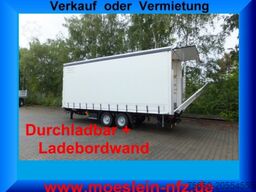 Möslein TPS 11 DL 7,30 neuer Planenanhänger, Ladebordwand + Durchladbar